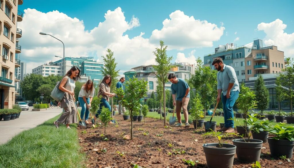 metodi pratici piantare alberi città