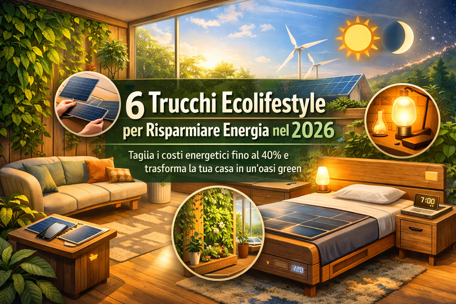 6 Trucchi Eco lifestyle che nessuno ti ha mai detto per Risparmiare Energia nel 2026