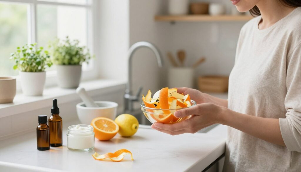 cosmetici naturali con bucce di frutta