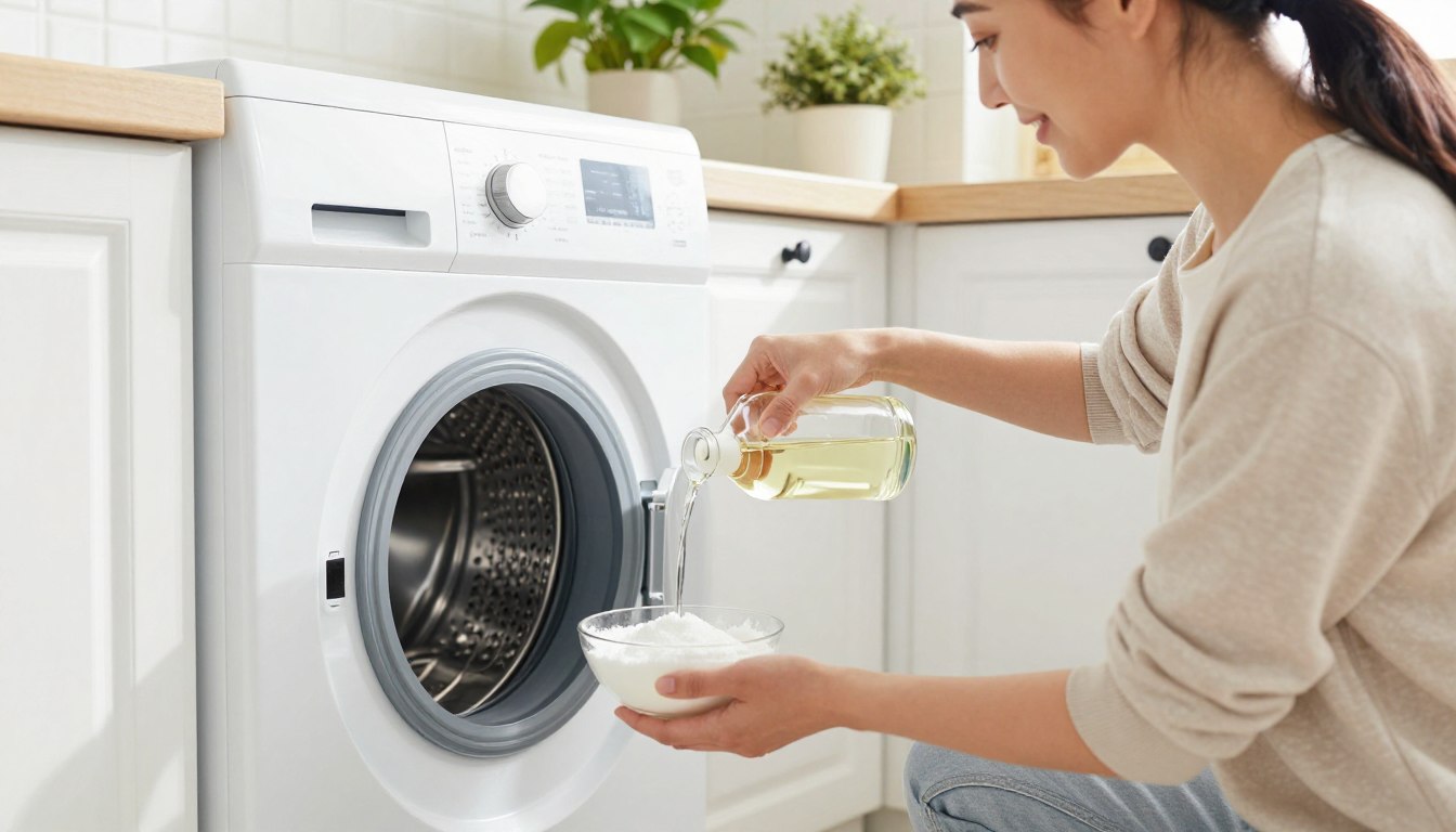 Come pulire la lavatrice con aceto e bicarbonato