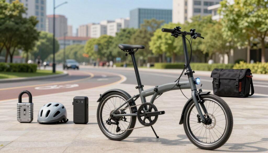 accessori bici elettrica pieghevole