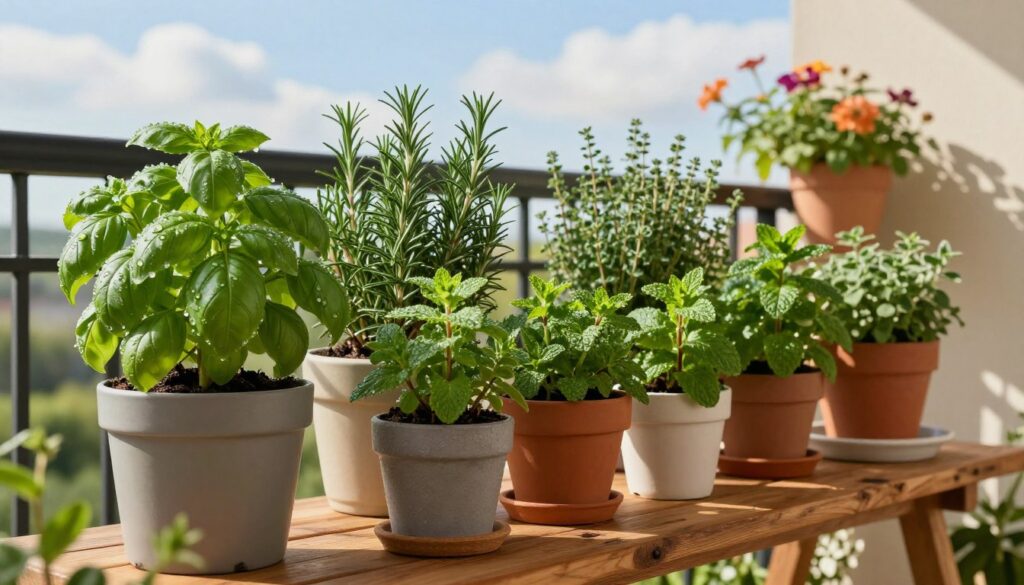 erbe aromatiche orto balcone