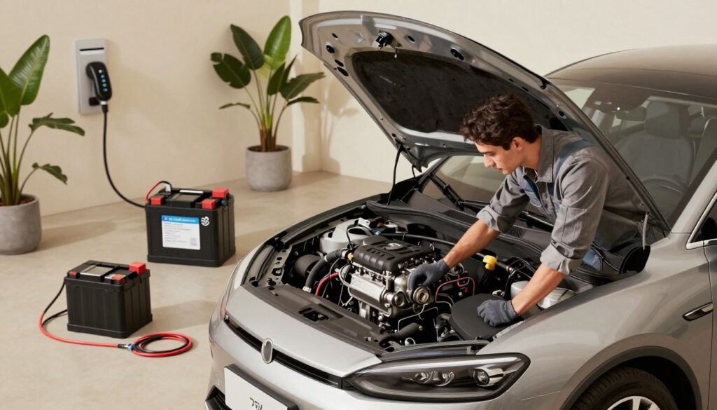 fasi operative per convertire un'auto in elettrica