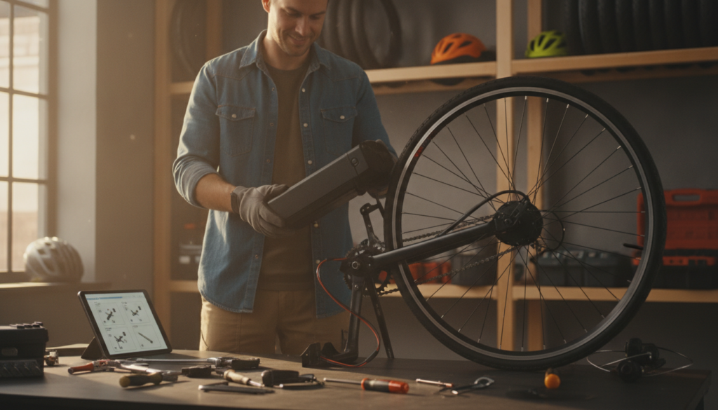 guida all'installazione kit conversione bici