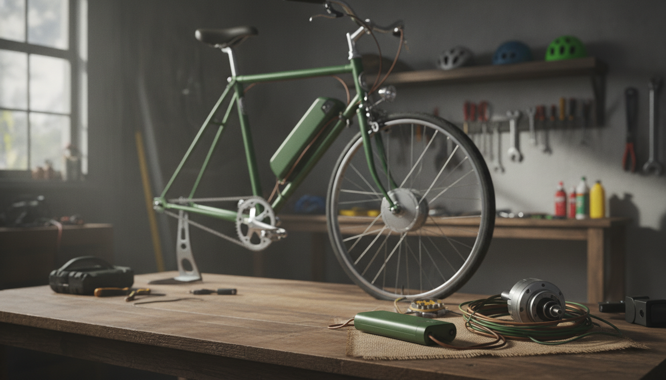 Come trasformare una bici normale in elettrica con un kit?