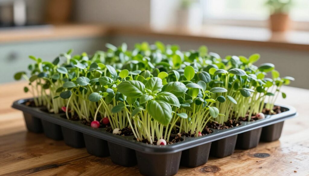 microgreens vassoio