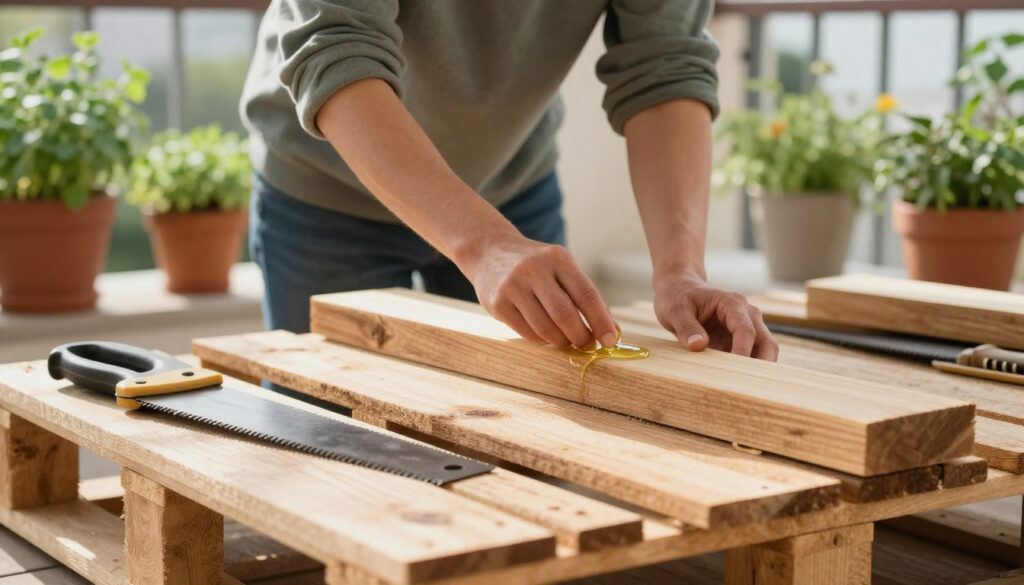 preparazione legno orto verticale