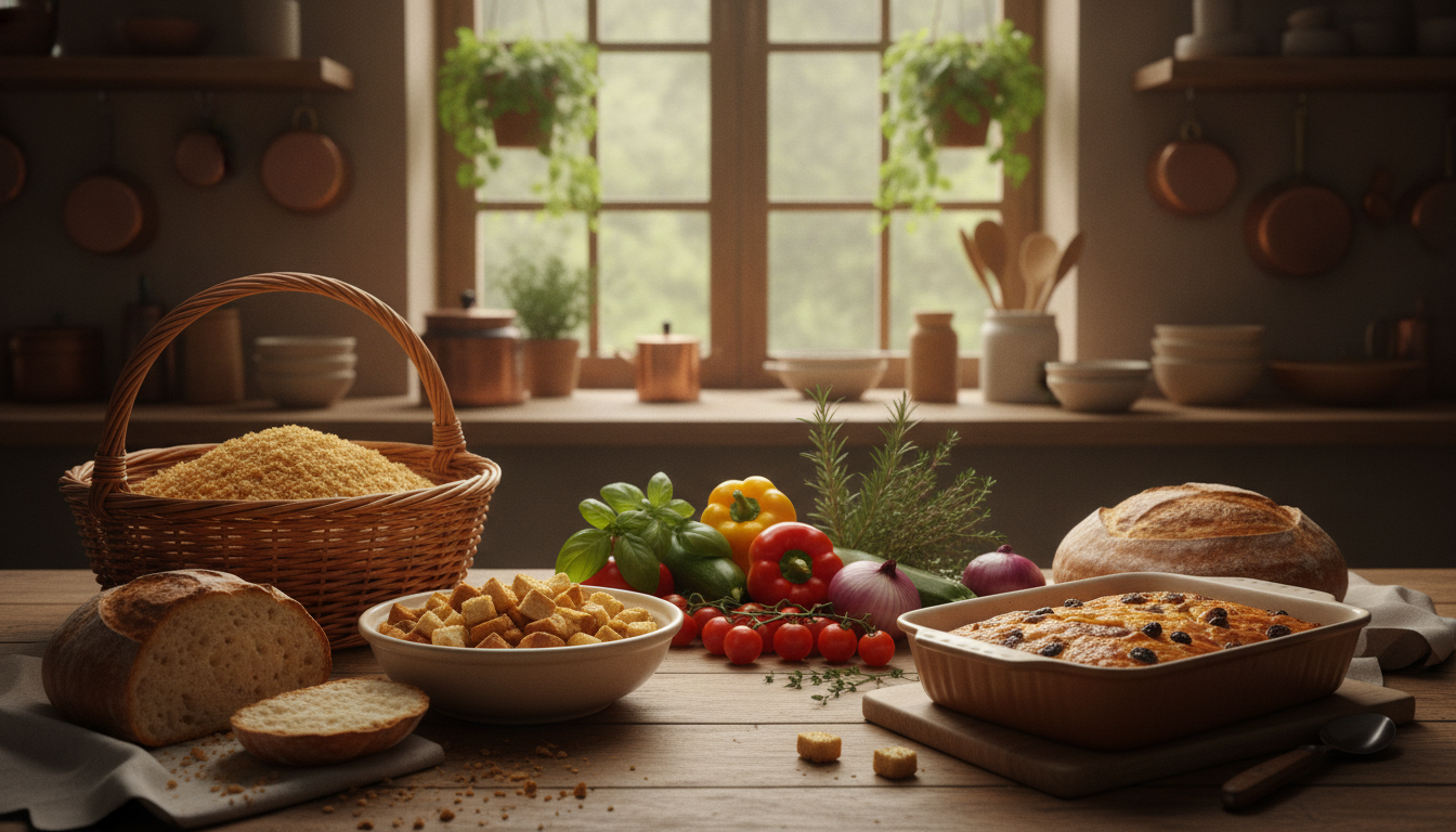 Come riutilizzare il pane duro in cucina con 5 ricette antispreco?