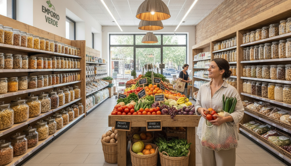 spesa senza plastica nei supermercati italiani